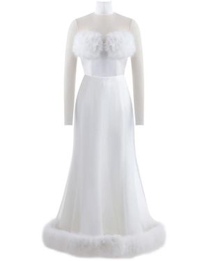 Iellele Noel Long Transformer Set Quattro Piece Modular Dress - White