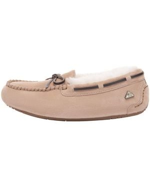 EverAu Australia Crested Leather Loafers - Pink