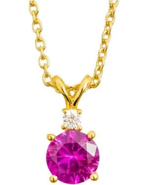 Juvetti Joie Pendant Necklace - Pink