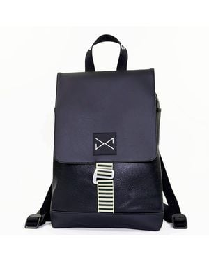 Daniel Chong Waterproof The Hook Backpack With Double Zipper - Blue