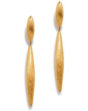 Jaredjamin Zeppelin Isla Two Drop Earrings - Metallic