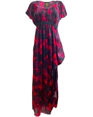 Any Old Iron Goddess Dress - Purple