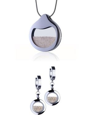 My Little Nature Neutrals Jewellery Gift Set With Natural Beach Sand - Blue