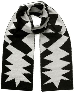 INGMARSON Lightning Wool & Cashmere Scarf - Black