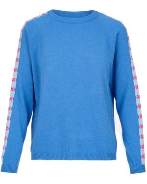 At Last Cashmere Mix Sweater - Blue