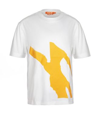 Foxylab New York Tee With Stripes Awaken - White