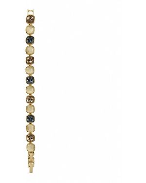 By Ozge Ocean Aura Mother Of Pearl Enamel Plated Bracelet - Metallic