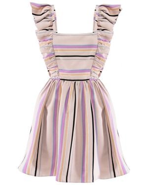 AVENUE No.29 Ruffle Short Dress - Pink