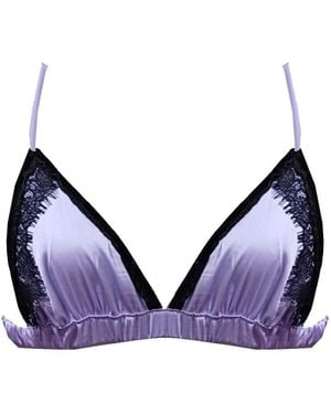 Noblesse Oblige Pop Bralette - Blue