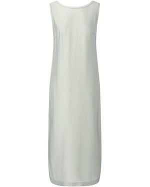 FRONT ROW SHOP Sleeveless Open-Back Maxi Dress Dust Mint - White