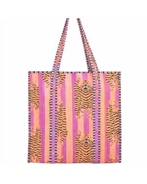 Conscious Yoga Collective The Tibetan Tiger Tote - Pink