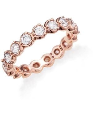 Didier Dubot L'Air De Paris Bezel-Set Crystal Ring - Pink