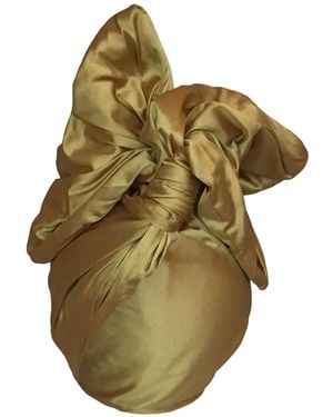 Romer Millinery Twisturban Turban - Green
