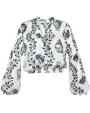Aguaclara Dynastie Blouse - White