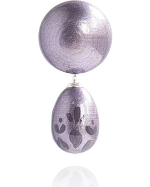 Saule Label Calista Brooch - Purple