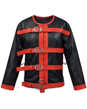 Zasta Studio The Restraint Leather Jacket - Red