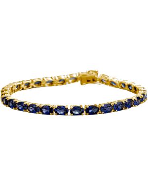 Juvetti Salto Tennis Bracelet Set With Sapphire - Multicolour