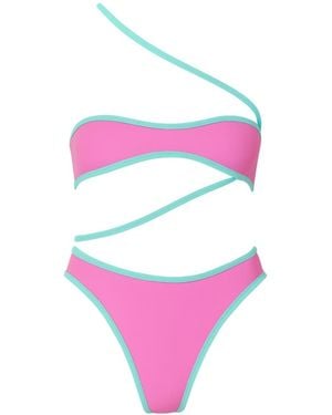 Misari Blossom Bandeau Bikini - Pink