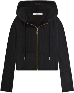 Cloud Haven Sweet Pit Bull Zip Up Hoodie - Black