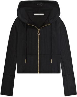 Cloud Haven Sweet Pit Bull Zip Up Hoodie - Black