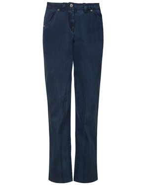 Conquista Full Length Straight Denim Trousers - Blue
