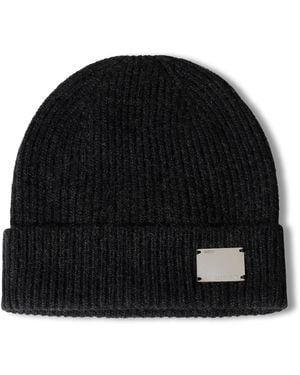 Ware Collective Tag Cashmere Beanie - Black