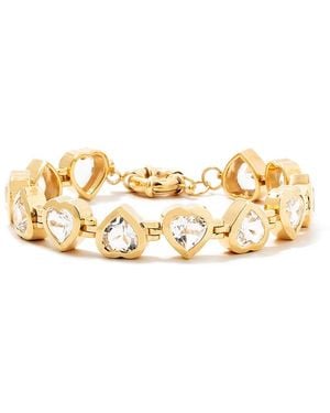 Minnie Lane Large Heartthrob Bracelet - Metallic