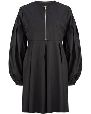 Dref Eris Balloon Sleeve Dress - Black