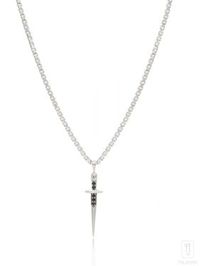The Jewelz Dante's Dagger Sterling Pendant For Gifting - Metallic