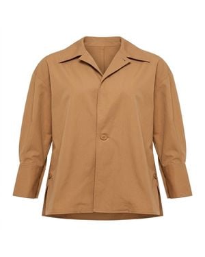 Ashita Fernandes Neutrals Nadine Top - Brown