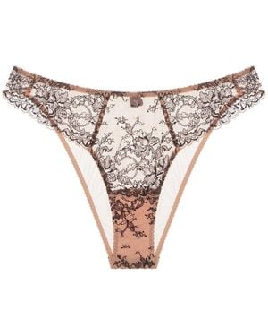 Journelle Neutrals Chloe French Knicker Praline Noir - White