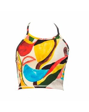 Pitaya Yoga Tutti Fruti Top - Blue