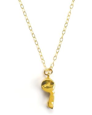 Lexi Jewelry Real Whistle Necklace - Metallic
