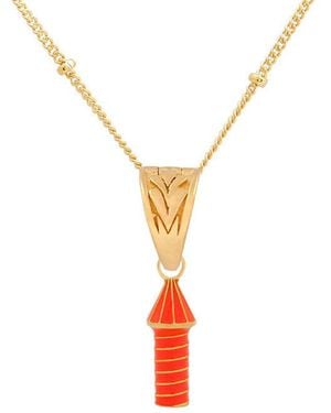 Après Youth Rocket Enamel Necklace - White