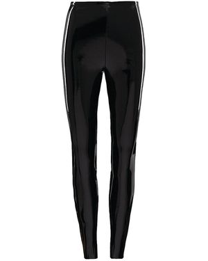 Commando Patent Faux Leather Control Smoothing Legging, Slg25 - Black
