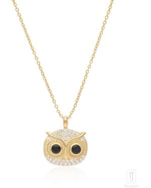 The Jewelz Starhoot Owl Necklace - Metallic