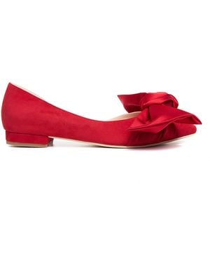 Ginissima Samantha Ballerinas With Bow - Red