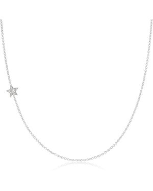 Maya Brenner 14K Asymmetrical Charm Necklace - Metallic