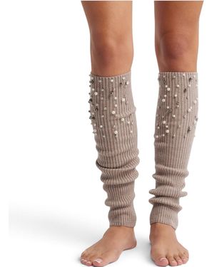 HIGH HEEL JUNGLE by KATHRYN EISMAN Blake Embellished Legwarmer - Brown
