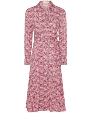 Guinea London Shirt Dress - Red
