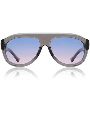 A.Kjærbede Rio Sunglasses Transparent - Blue