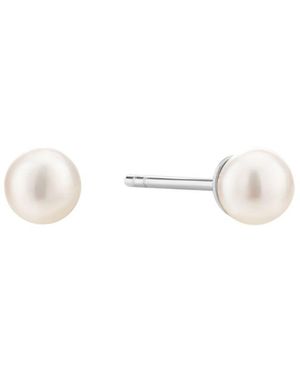 Vanhi Freshwater Pearl Studs - White