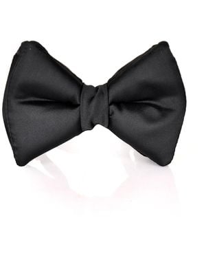 DAVID WEJ Silk Bow Tie - Blue