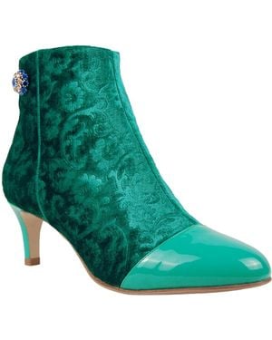 Moon D'elle Eclisse Ankle Boots - Green