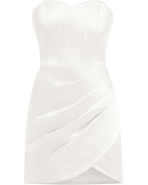 Tia Dorraine A Touch Of Glamour Mini Dress - White