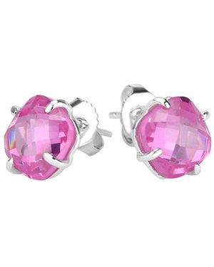 MOUNIR LONDON Zircon Studs - Purple