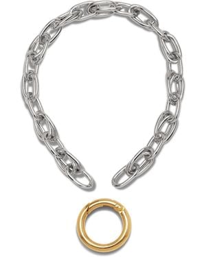 Jaredjamin Two Tone Everly Every-Other Necklace - Metallic