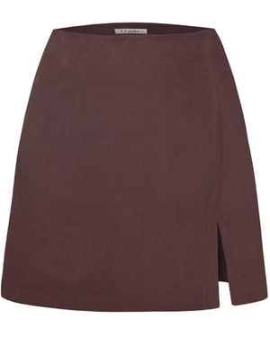 Thisisu Collection Vera Skort – - Brown