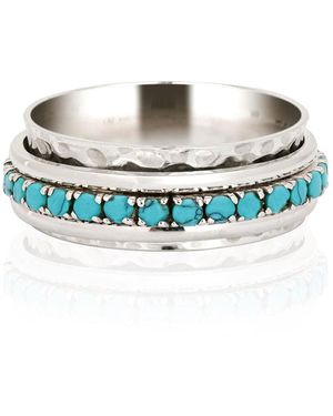 Charlotte's Web Jewellery Parvati Spinning Ring - Blue