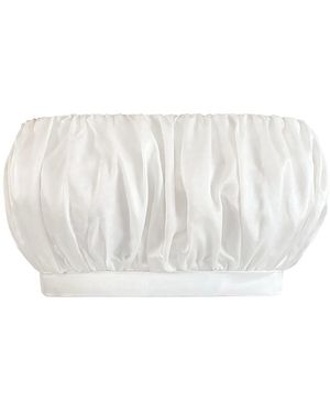 NUAJE NUAJE Isabelle Cotton And Silk-Blend Ruched Bandeau Top - White